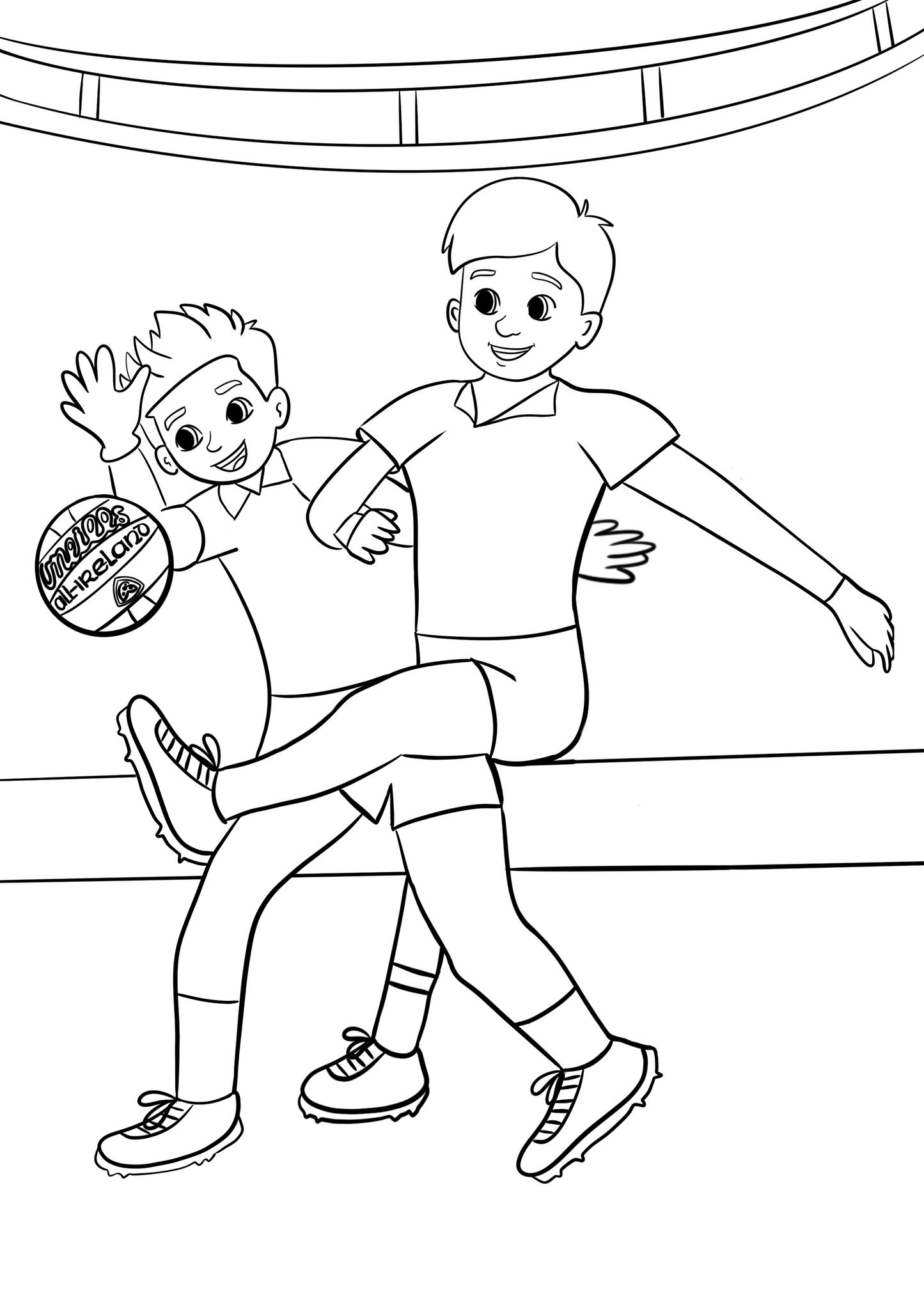 The Big Colouring Book of Irish Sport
